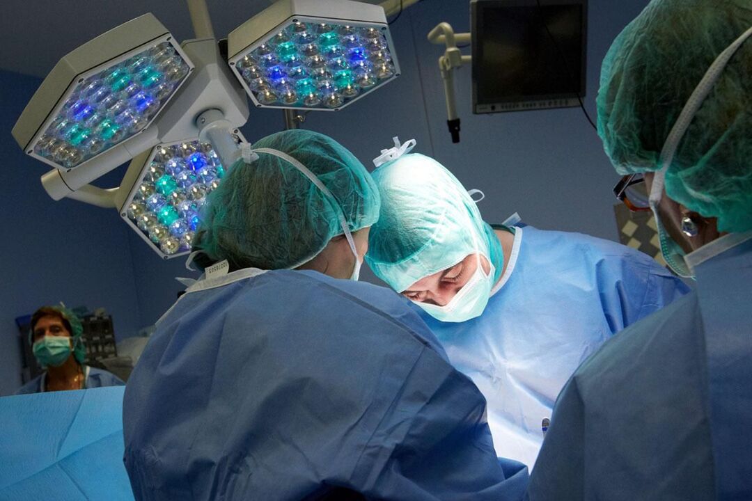 Operations in chronic prostatitis