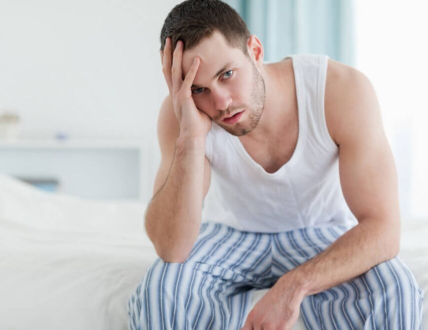 Prostatitis on a man