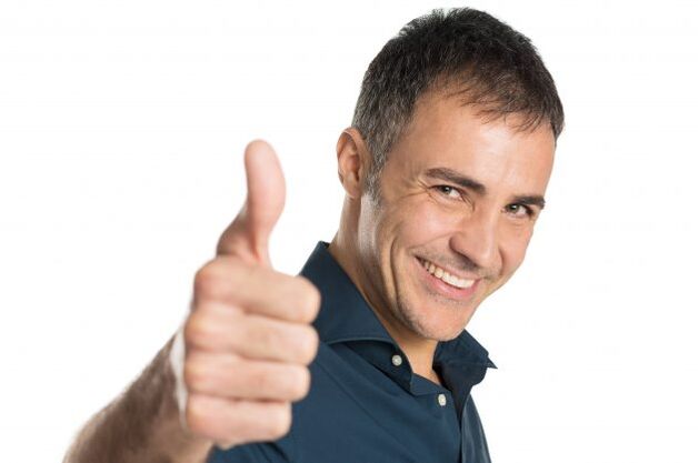 a man is satisfied with the treatment of prostatitis with drugs